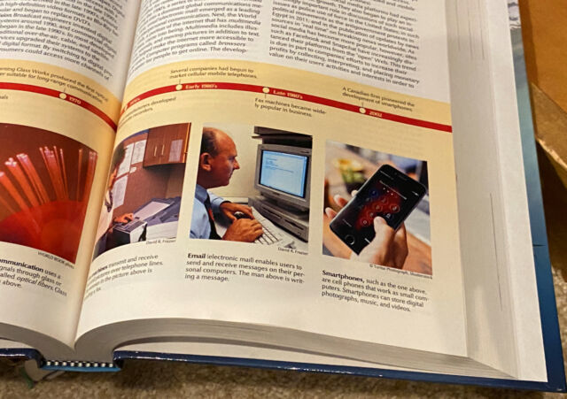 Smartphones appear in the 2023 edition. That feels weird when the last time you looked at a World Book was in the 1990s.