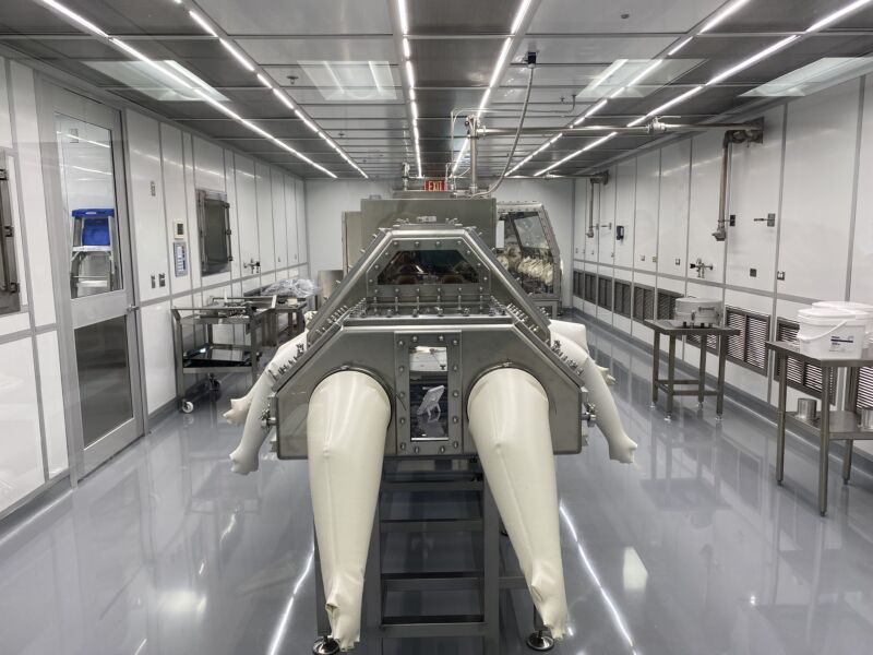 A look inside the clean room where OSIRIS-REx's samples will be stored.