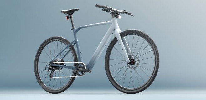 Velotric T1 e-bike against gray background