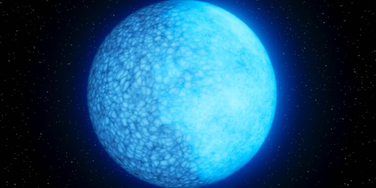 This white dwarf star has two “faces”