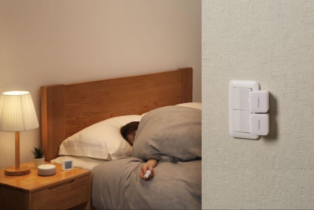 Not the most subtle use of the Bot, but convenient for this sleep enthusiast with badly placed light switches.
