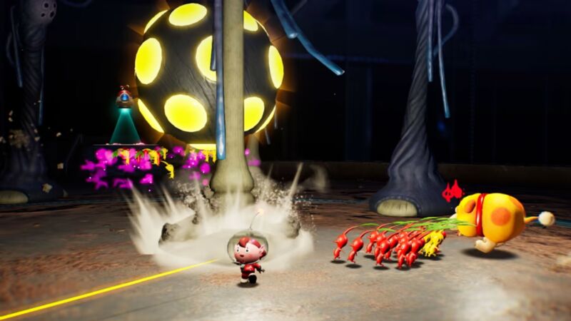 Run for your life! And also the lives of those adorable Pikmin!