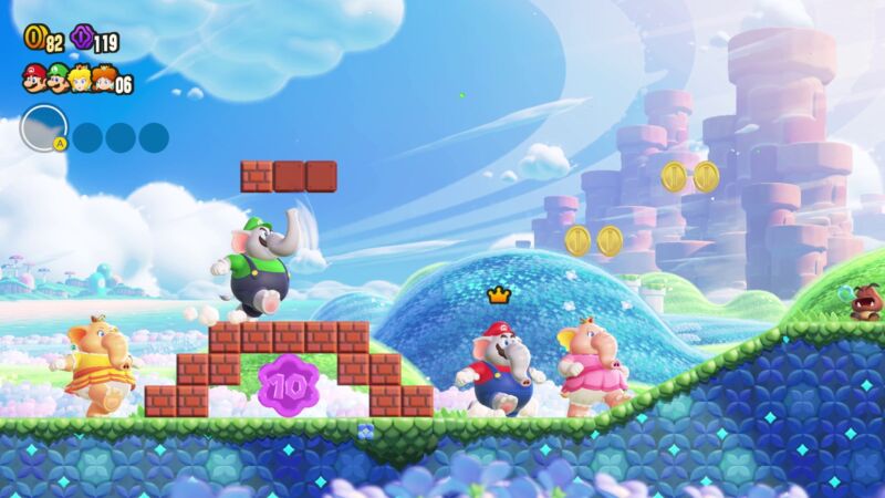<em>Super Mario Bros. Wonder</em> looks familiar, but it does more to change the 2D Mario formula than older <em>New Super Mario Bros.</em> games.