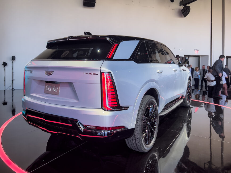 Cadillac has established a family look for its EVs.