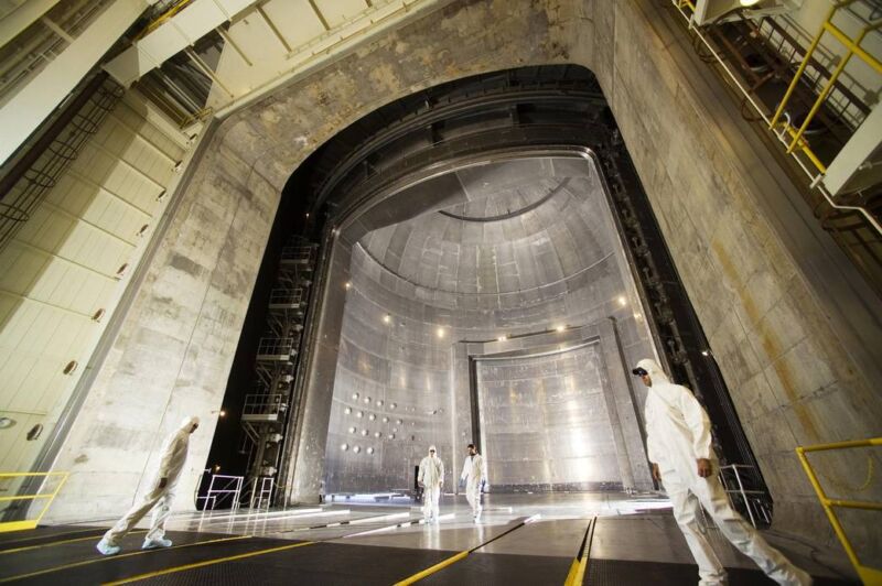 NASA's Neil Armstrong Test Facility in Ohio, formerly known as Plum Brook Station, is the world's largest space test chamber.