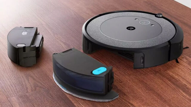 New Roomba combo bots have swappable dust and water tanks