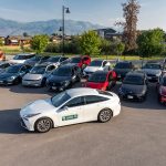 A collection of EVs and hybrids