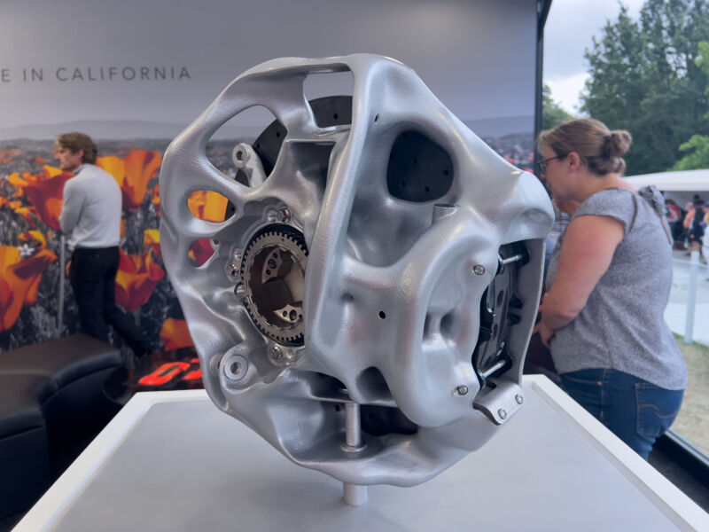 A 3D printed brake node