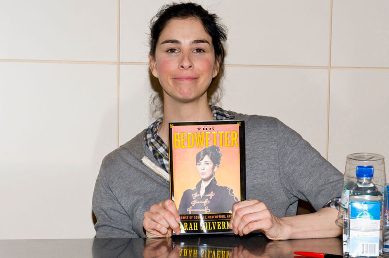 Sarah Silverman attends <em>The Bedwetter</em> book signing at the Barnes and Noble Union Square in New York City.