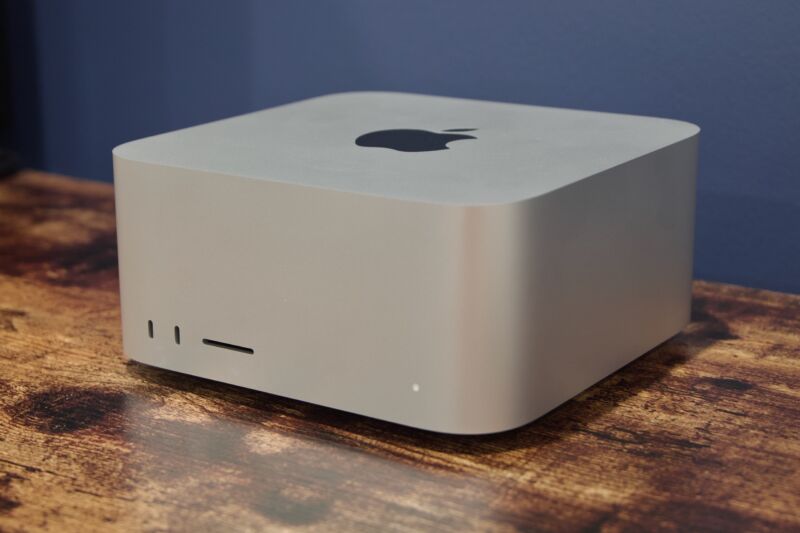 The Mac Studio, a likely recipient of a new M3 Max chip.