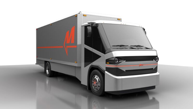 A rendering of Motiv's new Argo electric commercial truck