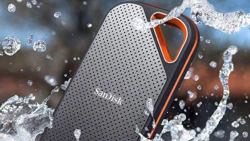 SanDisk Extreme Pro Portable SSD V2's are water-resistant, but are they erase-your-data-and-become-unmountable-resistant?