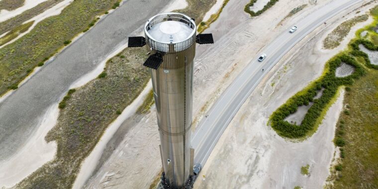 Image for article Rocket Report DOJ sues SpaceX; a look inside doomed Spaceport Camden