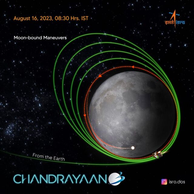 Hindistan'ın Chandrayaan 3 uzay aracı 5 Ağustos'ta Ay'ın yörüngesine girdi ve ardından bu haftaki iniş girişimine hazırlanmak için irtifasını düşürmeye başladı.