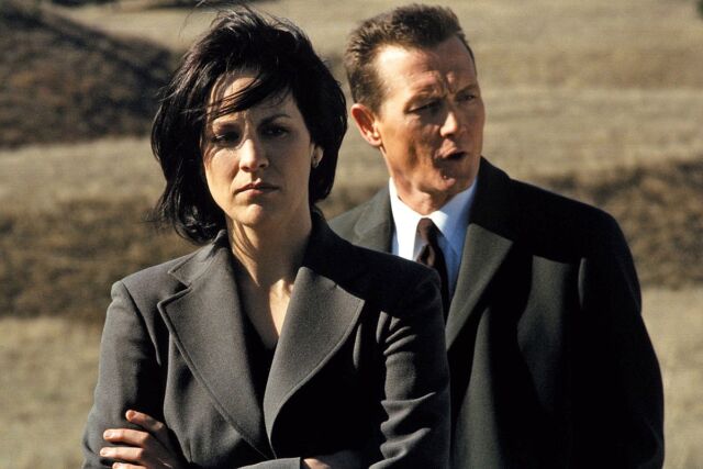 The series introduced Monica Reyes (Annabeth Gish) and John Doggett (Robert Patrick) as new leads for the eighth and ninth seasons. But there is no <em>X-Files</em> without Mulder and Scully, and ratings sharply declined.
