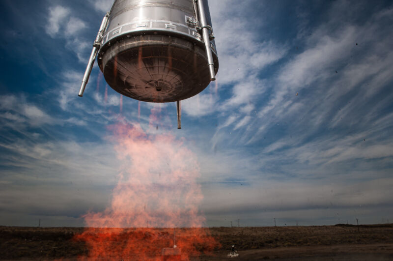 Stoke Space's Hopper 2 takes to the skies in September in Moses Lake, Washington.