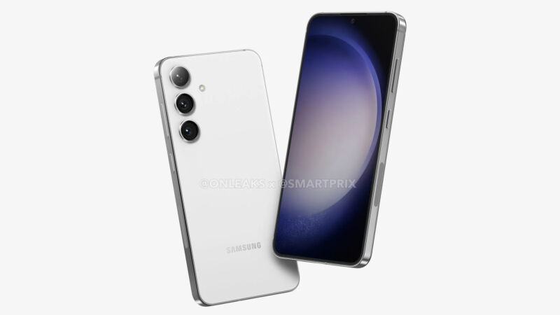 The Galaxy S24 render. This sure does look familiar. 