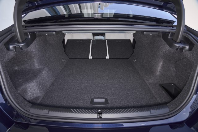The trunk of a BMW i5