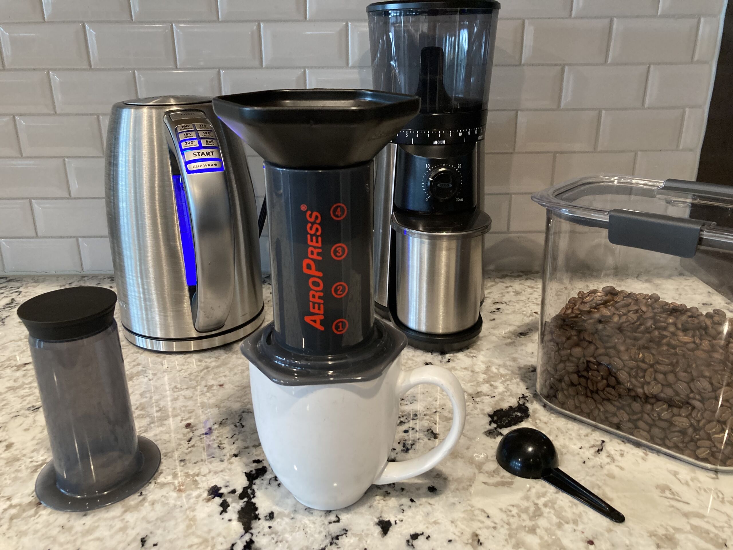 OXO Brew Conical Burr Coffee Grinder , Silver - appliances - by owner -  sale - craigslist