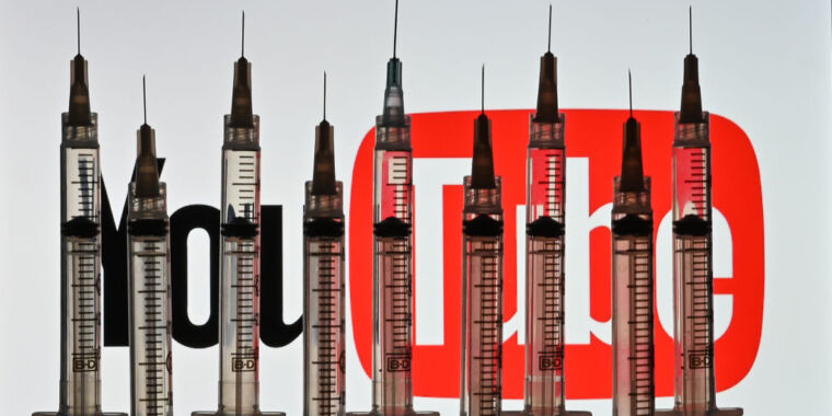 YouTube no está obligado a alojar vídeos de defensores de las vacunas, según escucha el tribunal