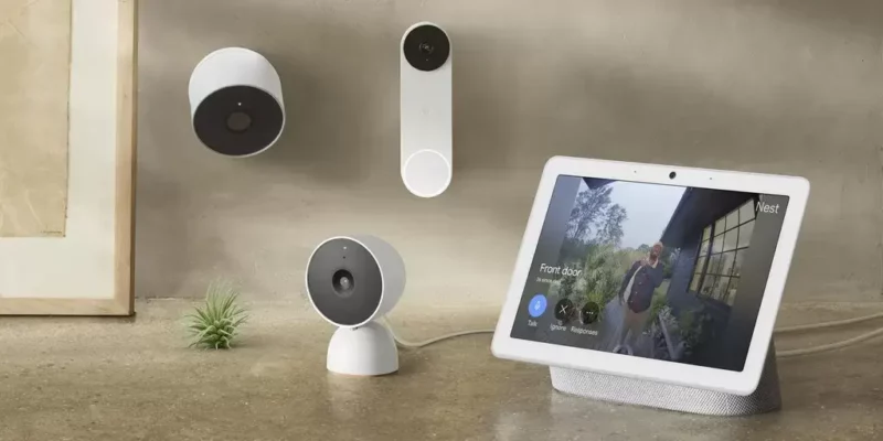 View nest camera on hot sale tv