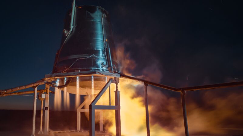 Stoke Space recently conducted a static fire test of its hopper vehicle. 
