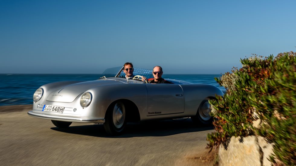 The 356/1 is mid-engined, but it's compromised by the use of a VW Beetle rear suspension that's fitted backward.