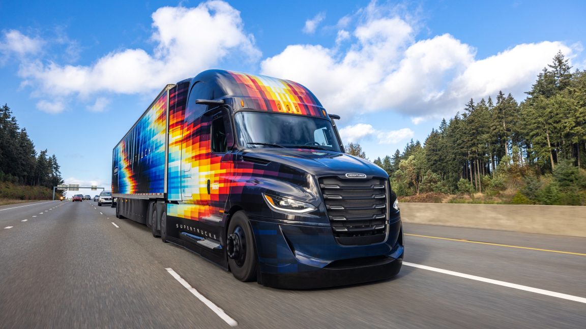 A 50 percent more efficient big rig? Meet Super Truck II - Ars Technica