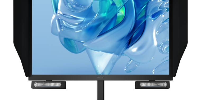 Read more about the article Acer’s 27-inch monitor has headphones-free 3D audio, glasses-free 3D display