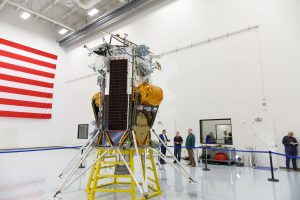 Photograph of the IM Nova-C lander