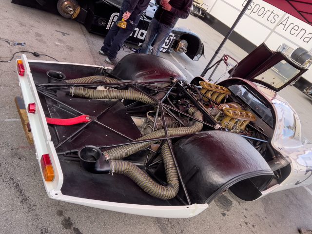 A 906 Longtail with the upper bodywork removed