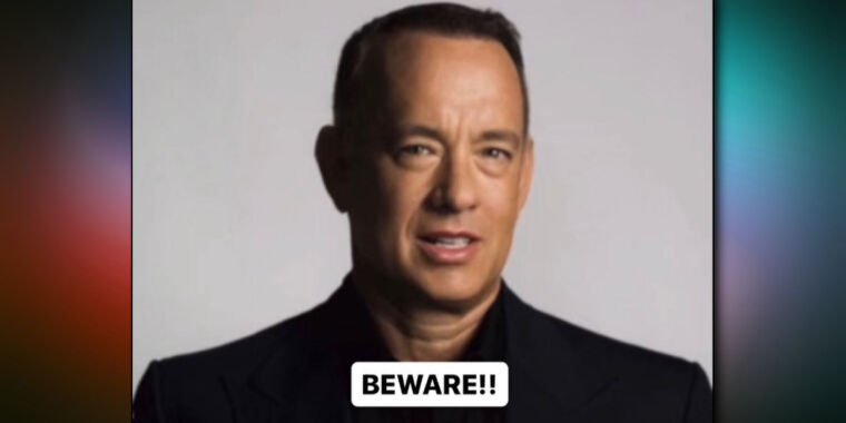 Image for article Tom Hanks warns of AIgenerated doppelganger in Instagram plea | Makemetechie.com Summary