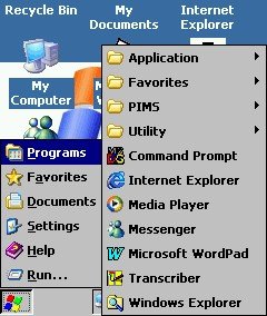 Windows CE 6, looking about as spacious as it was.