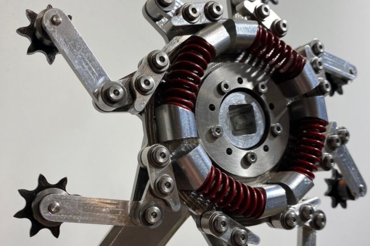 Automatic bike transmission concept is wild and spiky—and could be a big shift