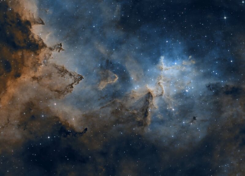 The heart of the Heart Nebula. 