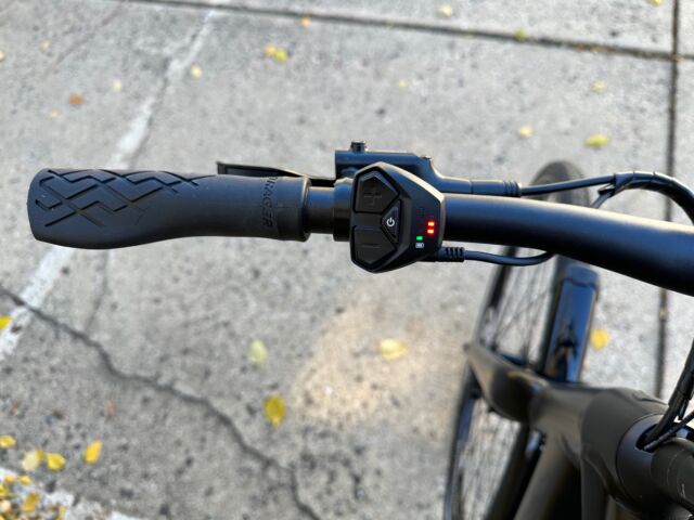 Minimalist e-bike controls help ensure that the riding experience is front and center.