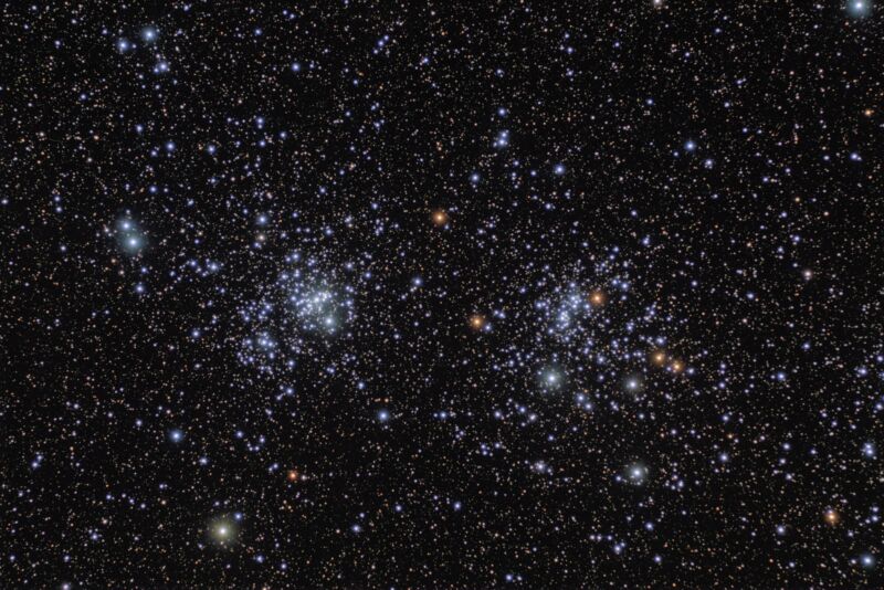 A view of the double cluster in Perseus.