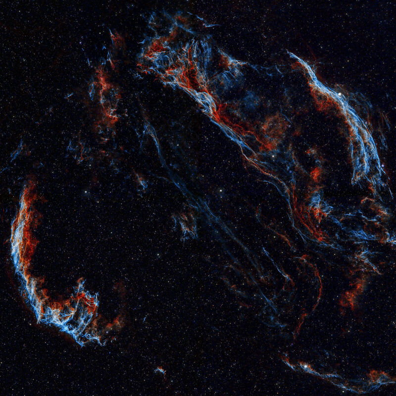 Behold: The Veil Nebula. 