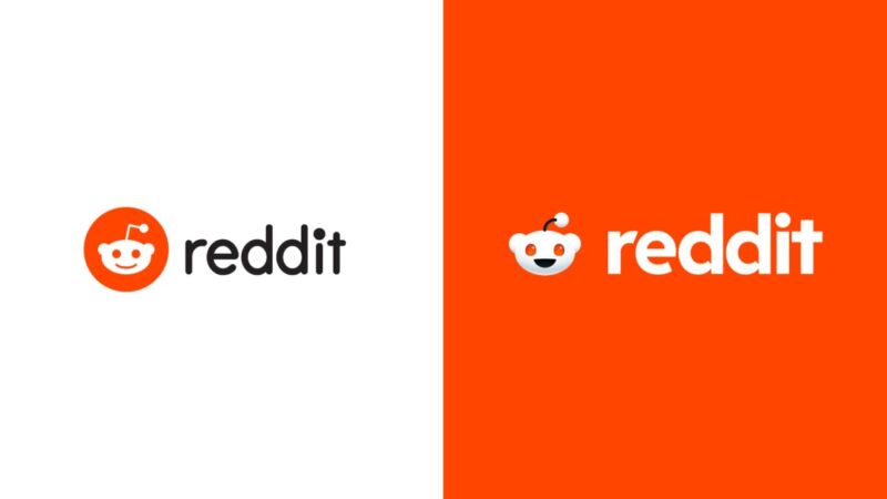Old Reddit logo vs new Reddit logo