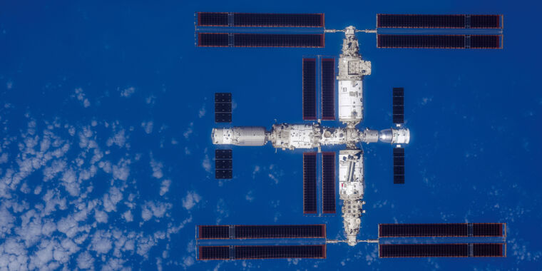 For the first time, we’re seeing views of China’s entire space station