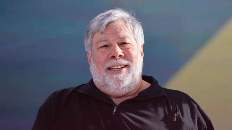 Apple co-founder Steve Wozniak attends the Digital X 2022 event by Deutsche Telekom on September 13, 2022, in Cologne, Germany.