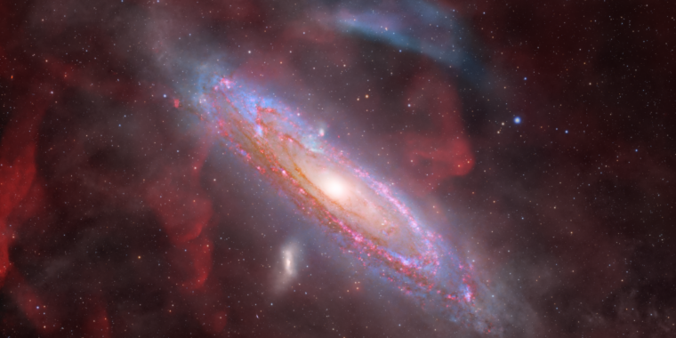 التلسكوب اليومي: واحدة من أروع صور أندروميدا التي رأيتها على الإطلاق