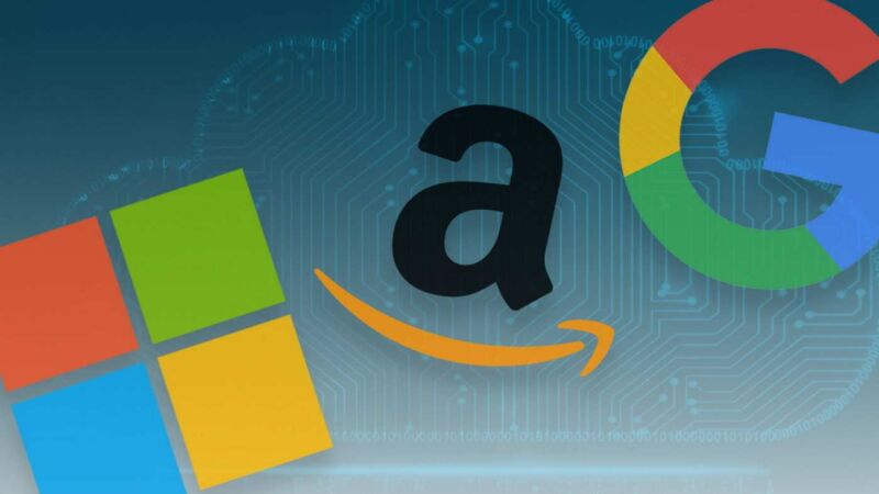 A string of deals by Microsoft, Google and Amazon amounted to two-thirds of the $27 billion raised by fledgling AI companies in 2023,