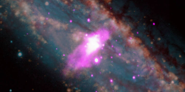 Vetry v galaxii pozorované vo vzdialenom vesmíre