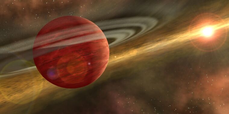 Un exoplaneta del tamaño de Neptuno es demasiado grande para su estrella anfitriona