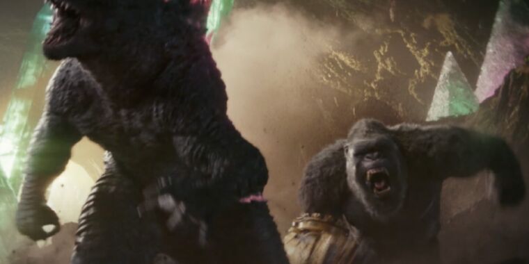 Two Titans team up to defeat a new foe in Godzilla x Kong: The New Empire trailer