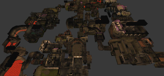 <em>Quake</em>'s full 3D maps required much more design skill to build good-looking levels.