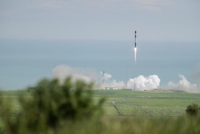 An Electron launch from New Zealand.