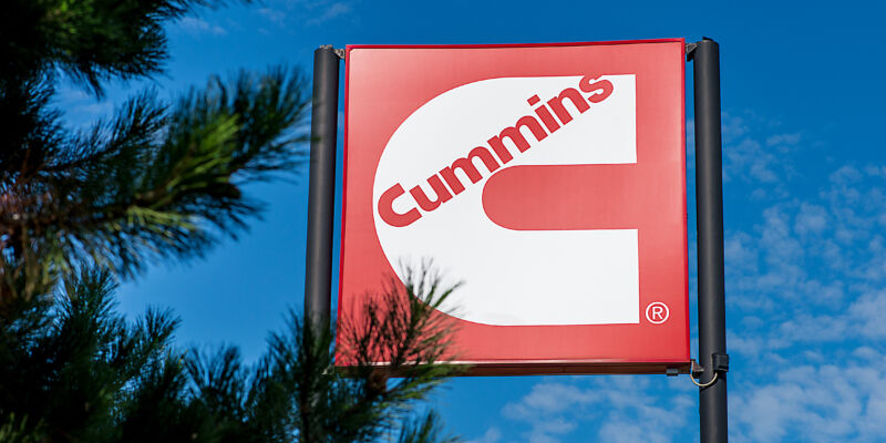 Un logotipo de Cummins