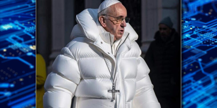 AI-generated puffy pontiff picture evokes new warning from Pope Francis